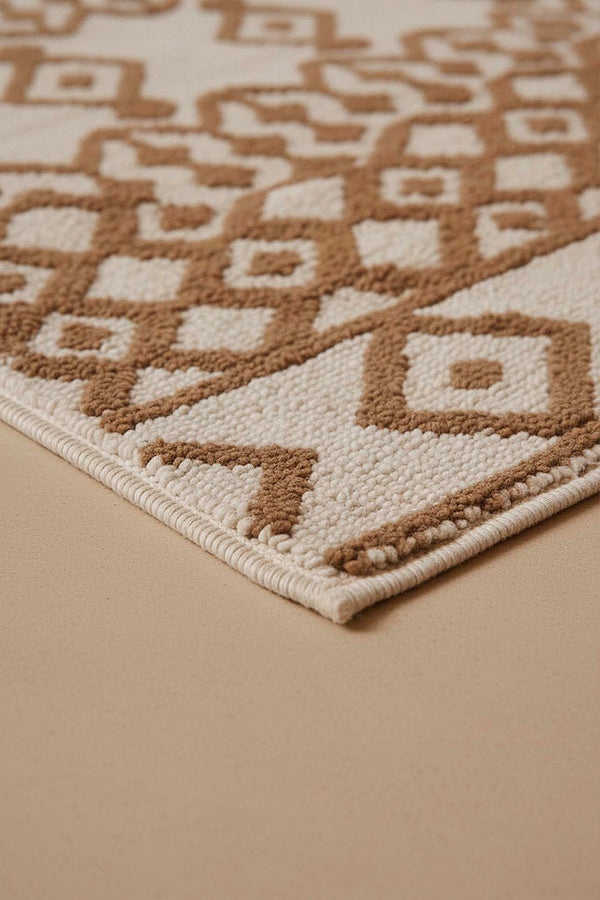 Ethnic Pattern 2-Piece Bathroom Toilet Mat Set