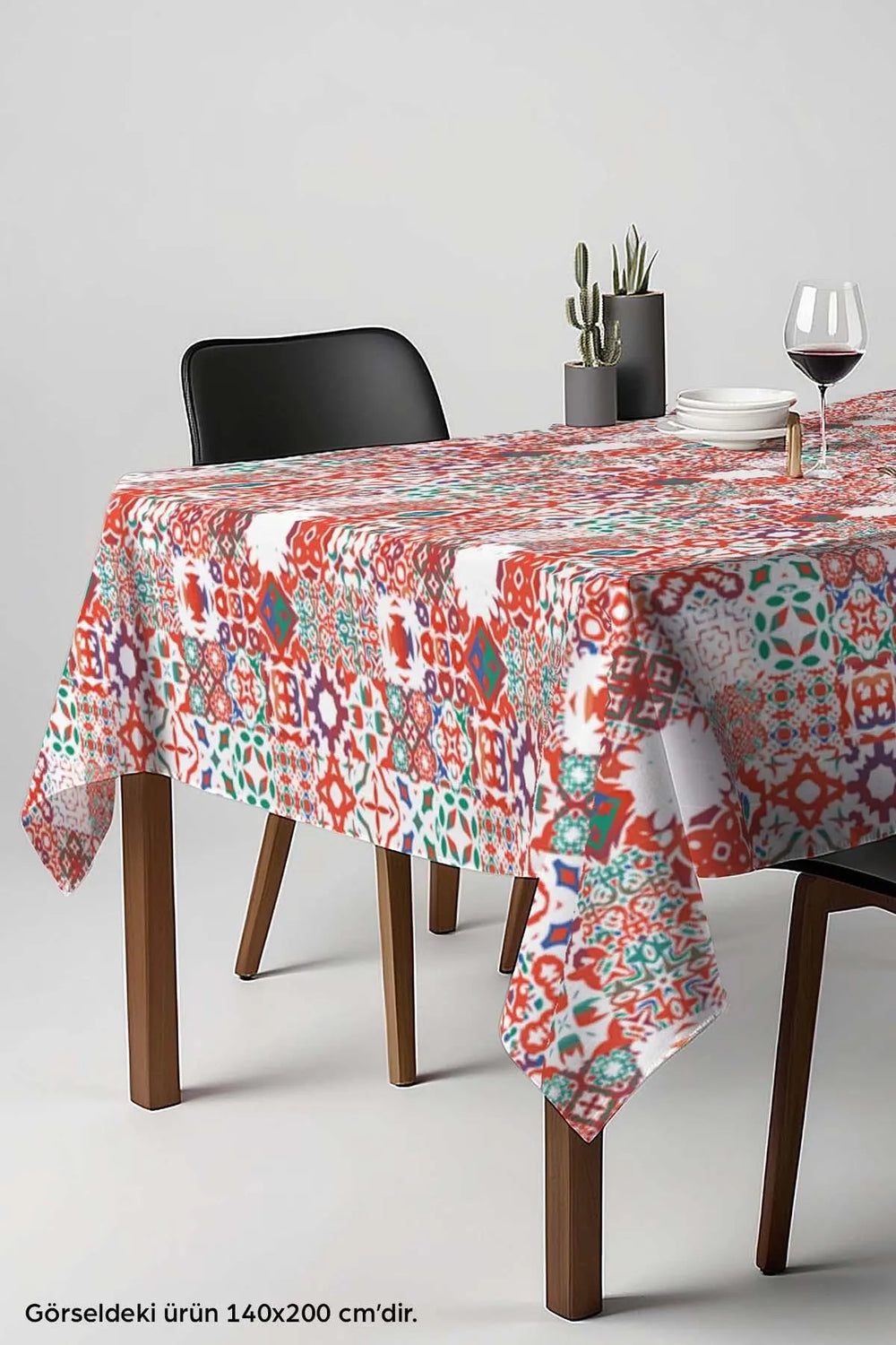 Colorful Ethnic Patterned Tablecloth, Dining Cloth, Picnic Cloth