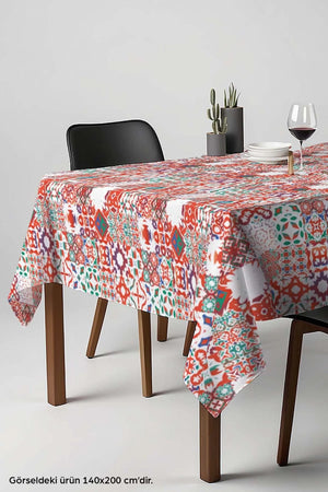Colorful Ethnic Patterned Tablecloth, Dining Cloth, Picnic Cloth