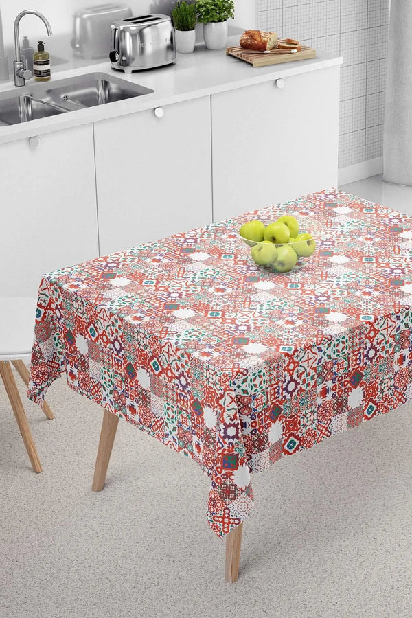 Colorful Ethnic Patterned Tablecloth, Dining Cloth, Picnic Cloth