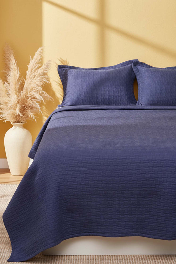 Indigo Blue Bedspread Set