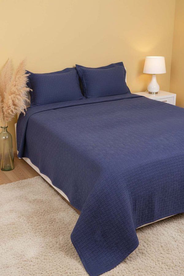 Indigo Blue Bedspread Set