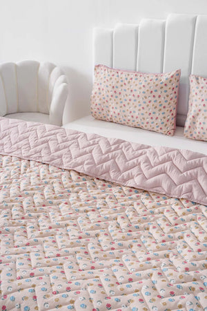 Rossie Cotton Double Quilted Pique & Bedspread