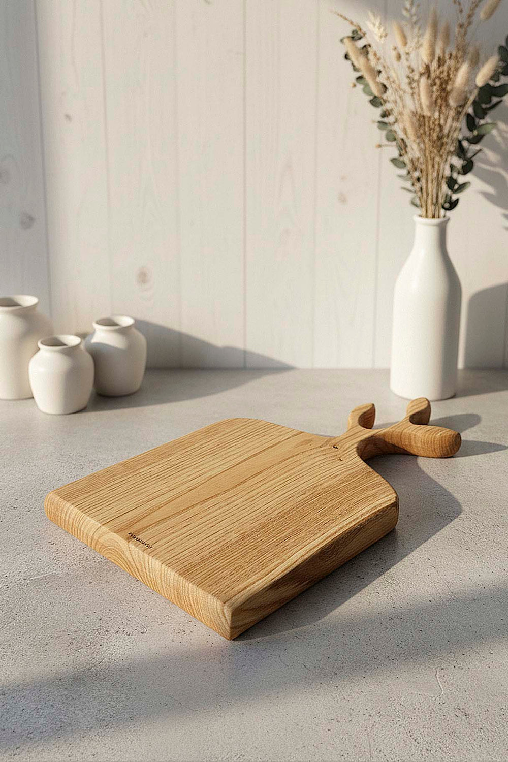 Wooden Olive Branch Chestnut Wood Serving Board, Presentation Tray