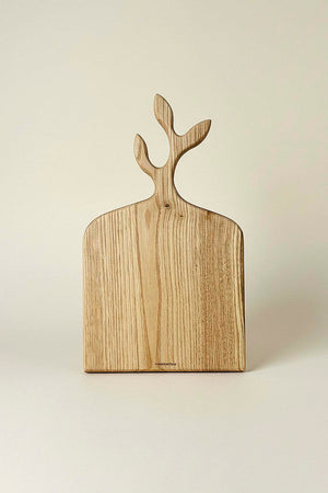 Wooden Olive Branch Chestnut Wood Serving Board, Presentation Tray