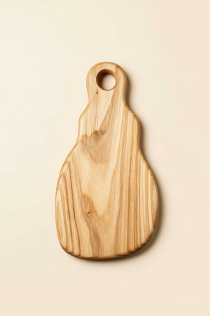 Wooden Amorphous Chestnut Serving Board, Presentation Stand