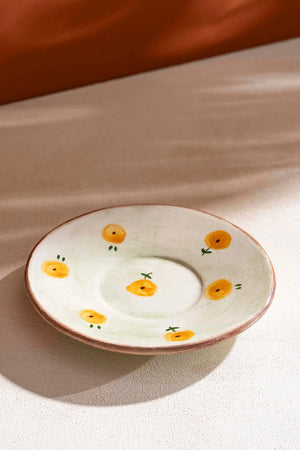 Yellow Flower Amore 4-Piece Teapot & Cup Set