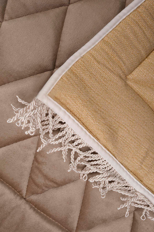 Mink Quilted Padded Luxury Prayer Mat 65 × 115 cm