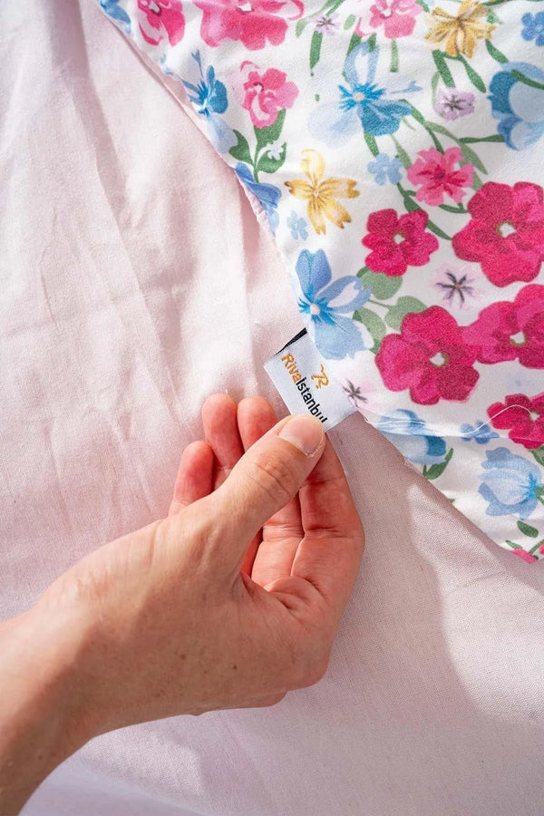Sevda Flower Single Duvet Cover Set – Cotton