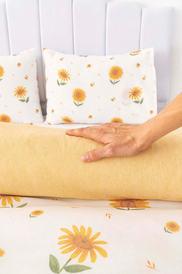 Sunflower Single Bed Duvet Set Cotton
