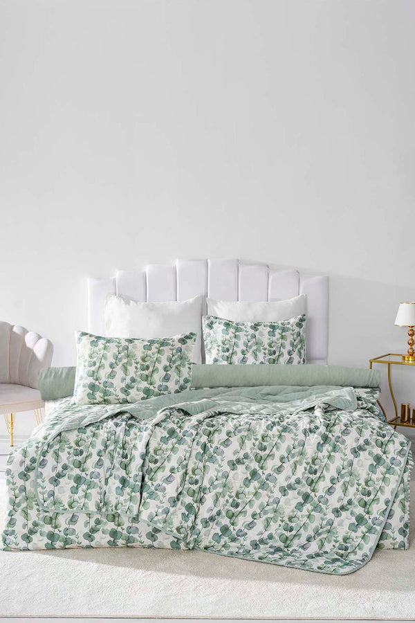 Eucalyptus Double Bedding Set with Duvet Cover - 7 Piece Bridal Set