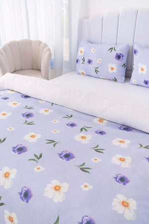Wild Flowers  Double Duvet Cover Set Cotton