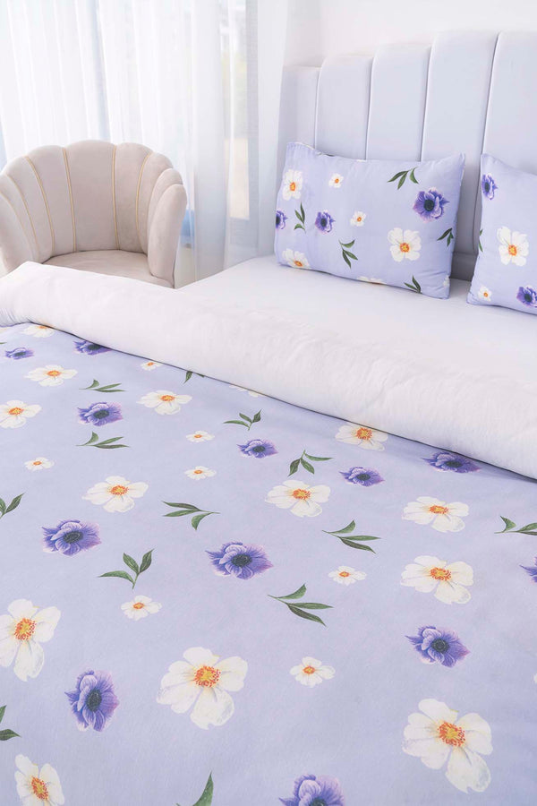 Wild Flowers  Double Duvet Cover Set Cotton