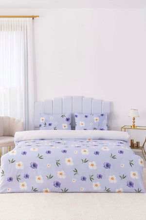 Wild Flowers  Double Duvet Cover Set Cotton