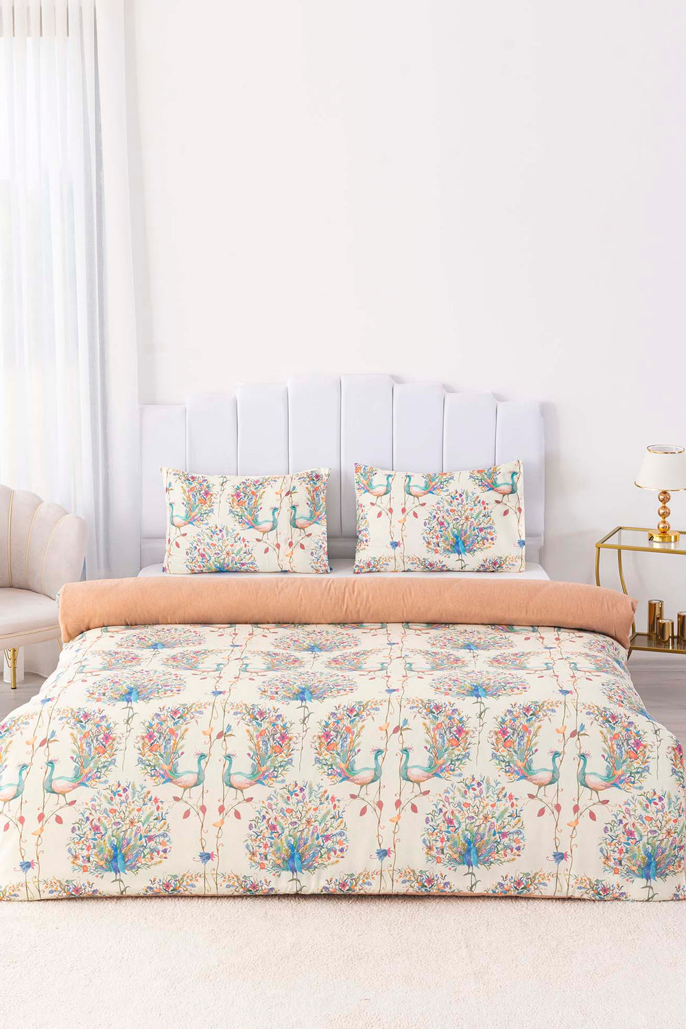 Linda Single Duvet Cover Set – Cotton