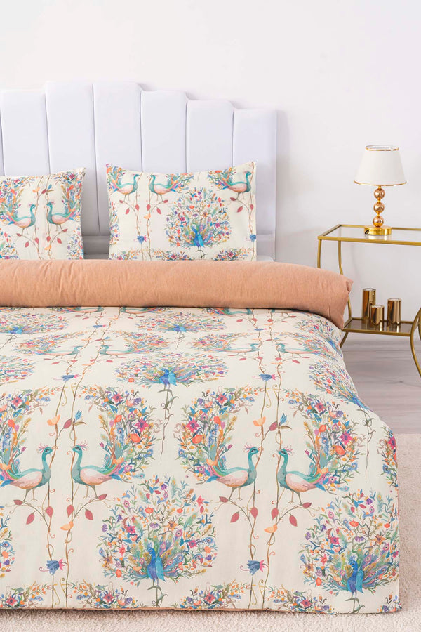 Linda Double Size Duvet Cover Set Cotton