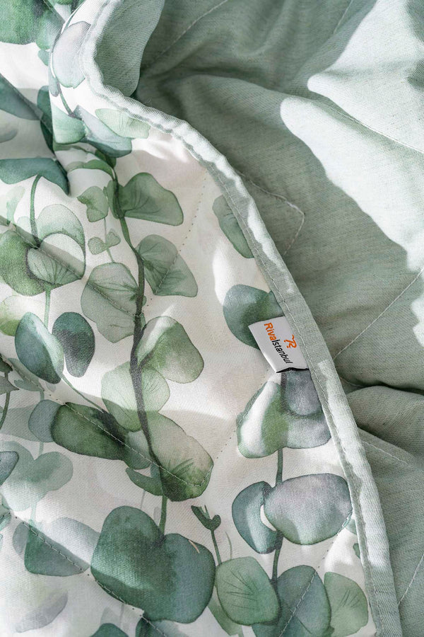 Eucalyptus Double Bedding Set with Duvet Cover - 7 Piece Bridal Set