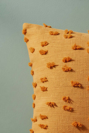Orange Polka Dot Punch Decorative Cushion Cover
