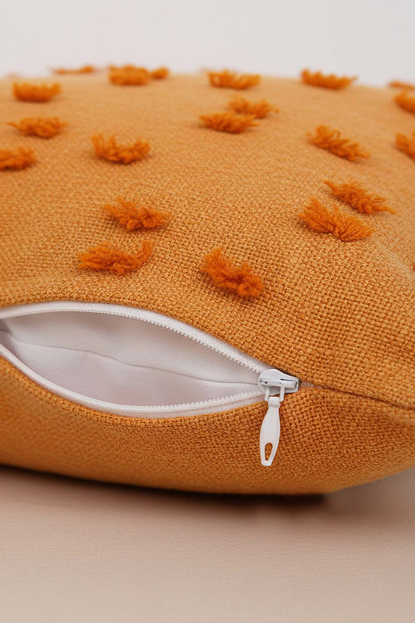 Orange Polka Dot Punch Decorative Cushion Cover