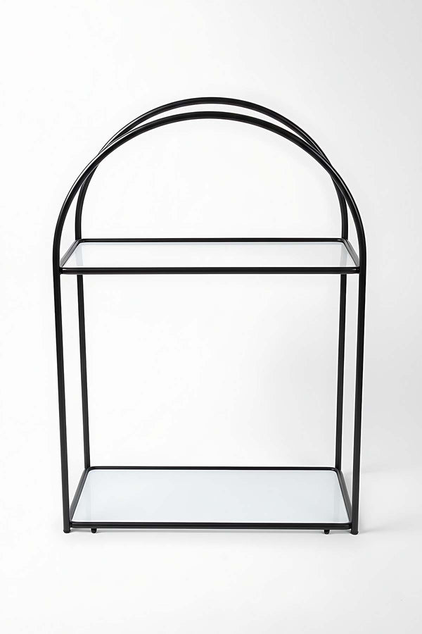 Black 2-Tier Multi-Purpose Organizer Presentation Stand