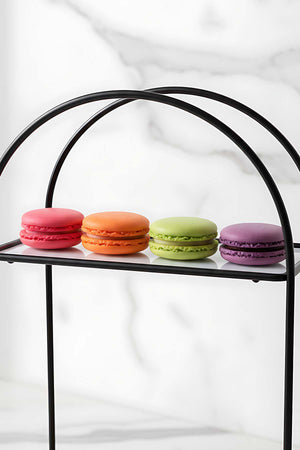Black 2-Tier Multi-Purpose Organizer Presentation Stand