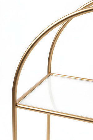 Gold 2-Tier Multi-Purpose Organizer Presentation Stand