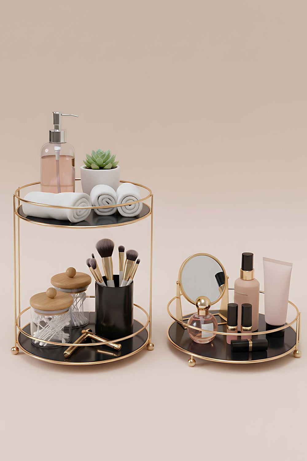 Gold Metal Düzenleyici Stand
