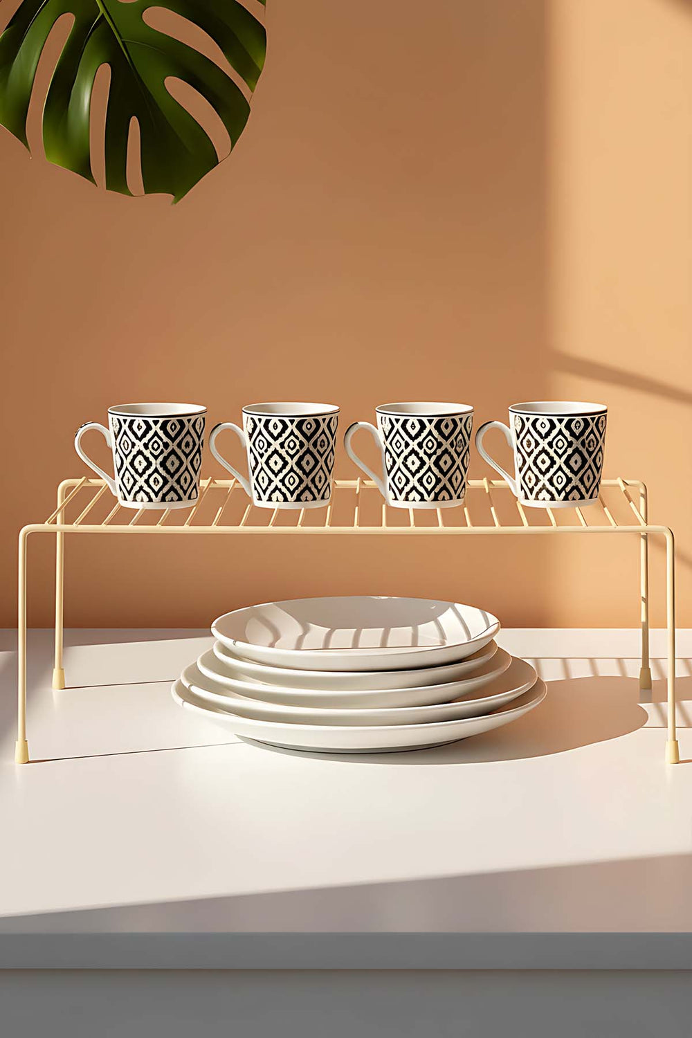 Cream Multi-Purpose In-Closet Organizer