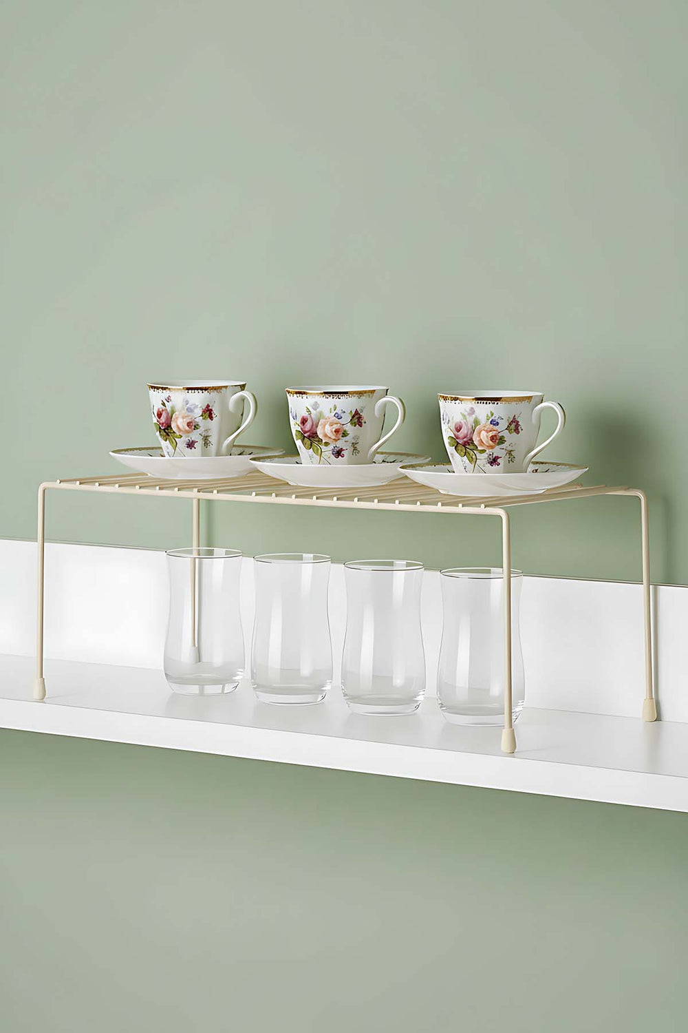 Cream Multi-Purpose In-Closet Organizer