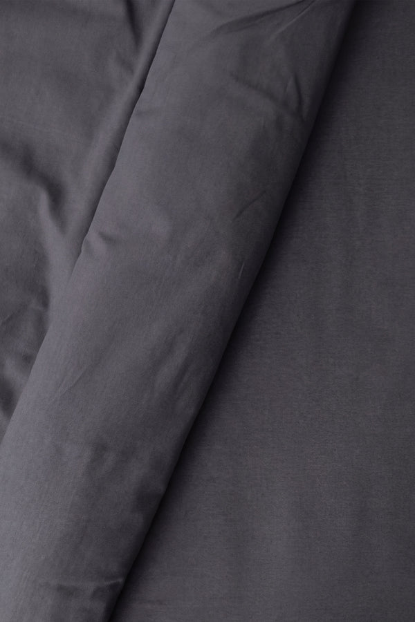 Soft Anthracite 100% Cotton Ranforce Double Duvet Cover Set 4-Piece