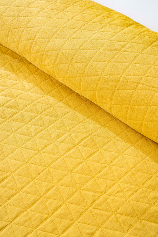 Orella Yellow Double Jacquard Bedspread Set 3 Pieces Sleep Set