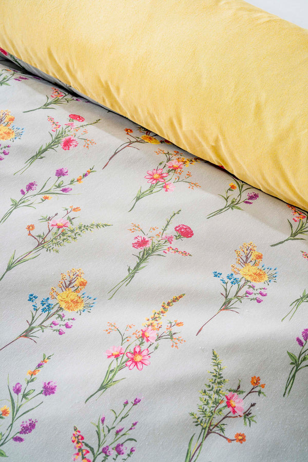 Begonvil Single Duvet Cover Set – Cotton