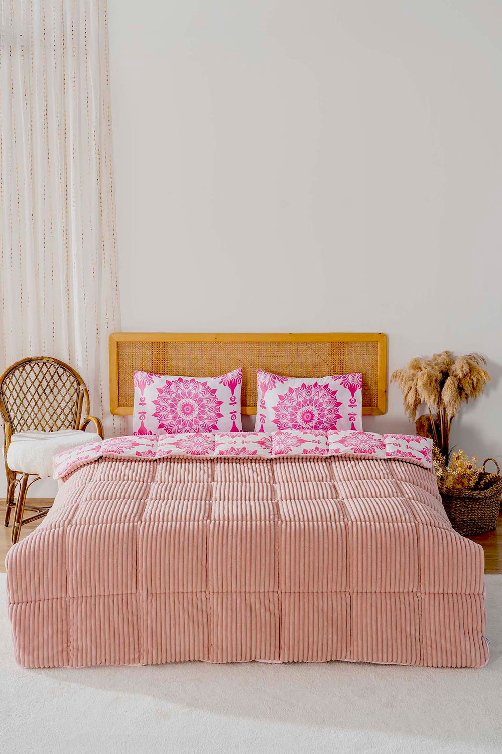 Alaçatı Powder Pink Single Size Tresa Sleep Set
