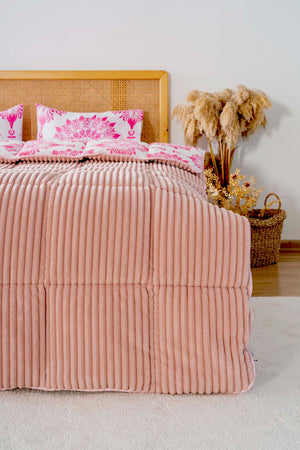 Alaçatı Powder Pink Single Size Tresa Sleep Set