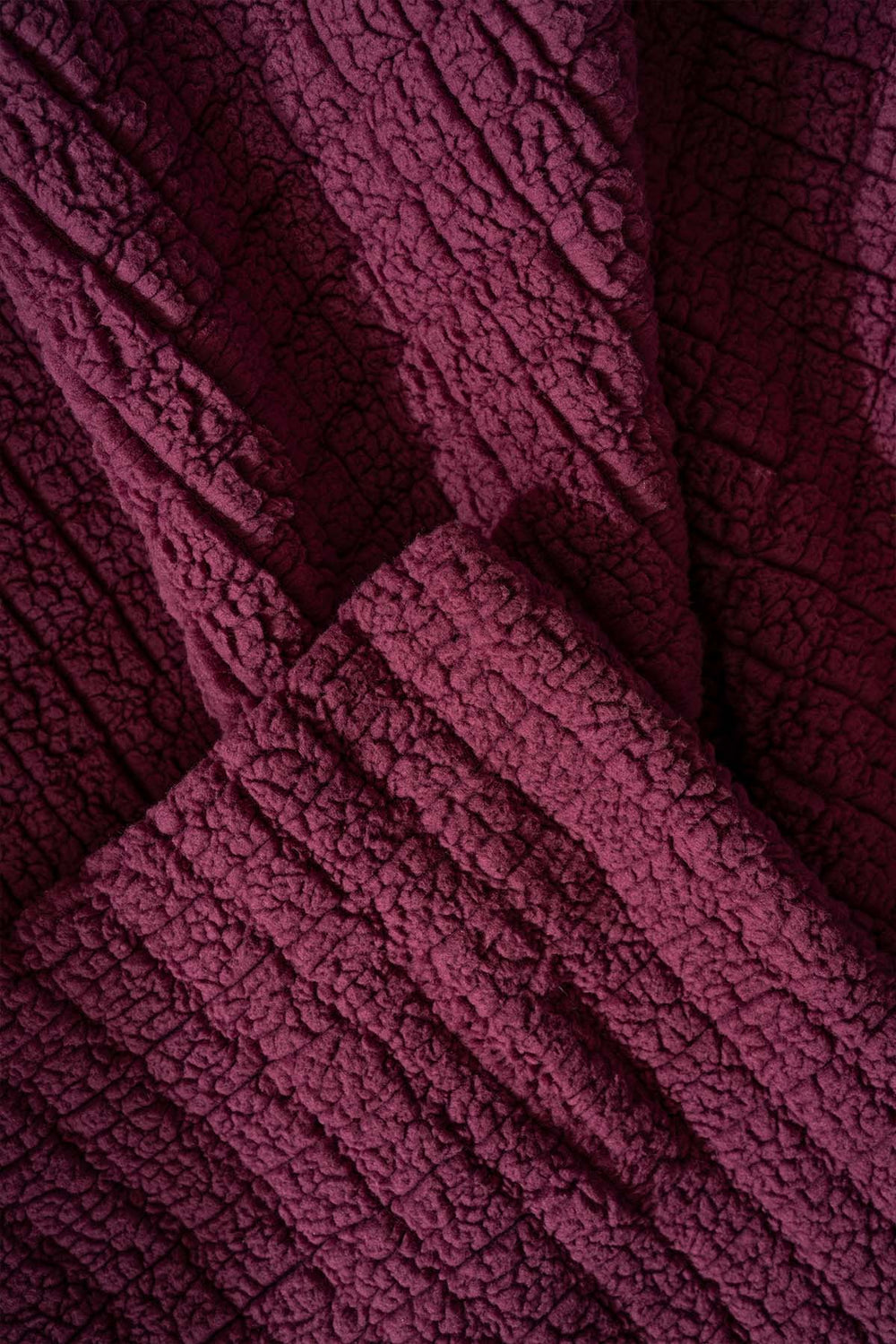 Wellsoft Single Checkered Blanket – Plush TV Blanket 100x170 cm Dusty Rose