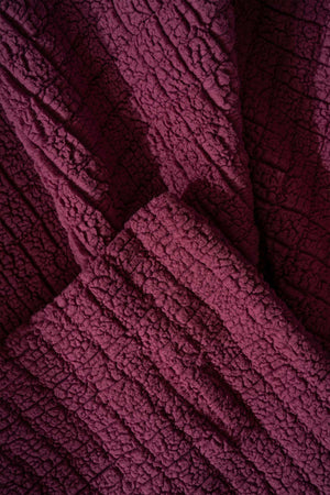 Wellsoft Single Checkered Blanket – Plush TV Blanket 100x170 cm Dusty Rose