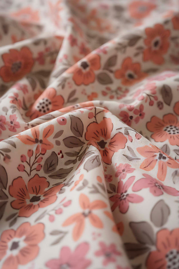 Pink Spring Double Natural Silky Duvet Cover Set