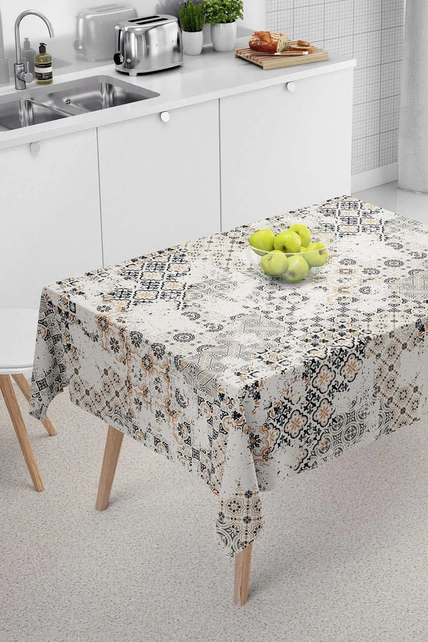 Vintage Ethnic Patterned Tablecloth, Table Cover, Picnic Blanket