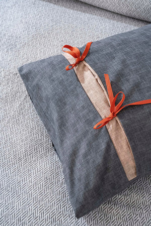 Viva Ribboned Double Blanket Set 4-Piece Sleep & Dowry Set