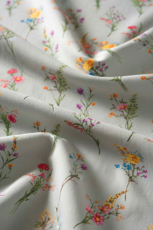 Bougainvillea Beechwood Viscose Blend Double/Queen Duvet Cover Set – Silky Soft, Antibacterial, Breathable, 3-Piece, 200x215 cm