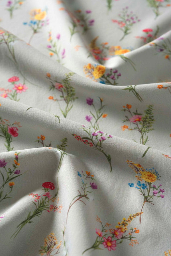 Bougainvillea Beechwood Viscose Blend Double/Queen Duvet Cover Set – Silky Soft, Antibacterial, Breathable, 3-Piece, 200x215 cm