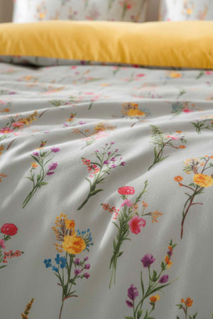 Bougainvillea Beechwood Viscose Blend Double/Queen Duvet Cover Set – Silky Soft, Antibacterial, Breathable, 3-Piece, 200x215 cm