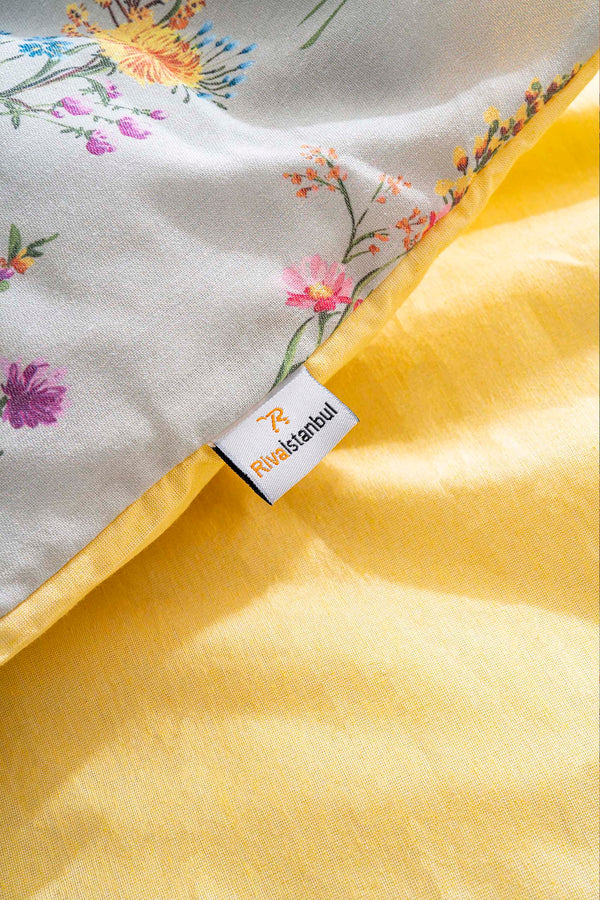 Bougainvillea Beechwood Viscose Blend Double/Queen Duvet Cover Set – Silky Soft, Antibacterial, Breathable, 3-Piece, 200x215 cm