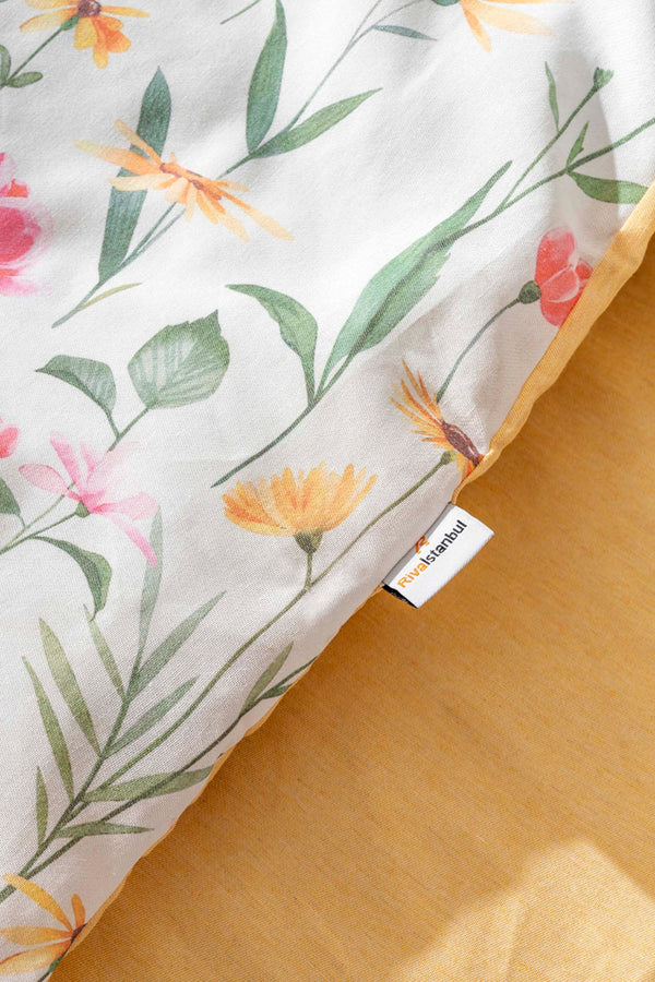 Botanical Beechwood Viscose Blend Double/Queen Duvet Cover Set – Silky Soft, Antibacterial, Breathable, 3-Piece, 200x215 cm