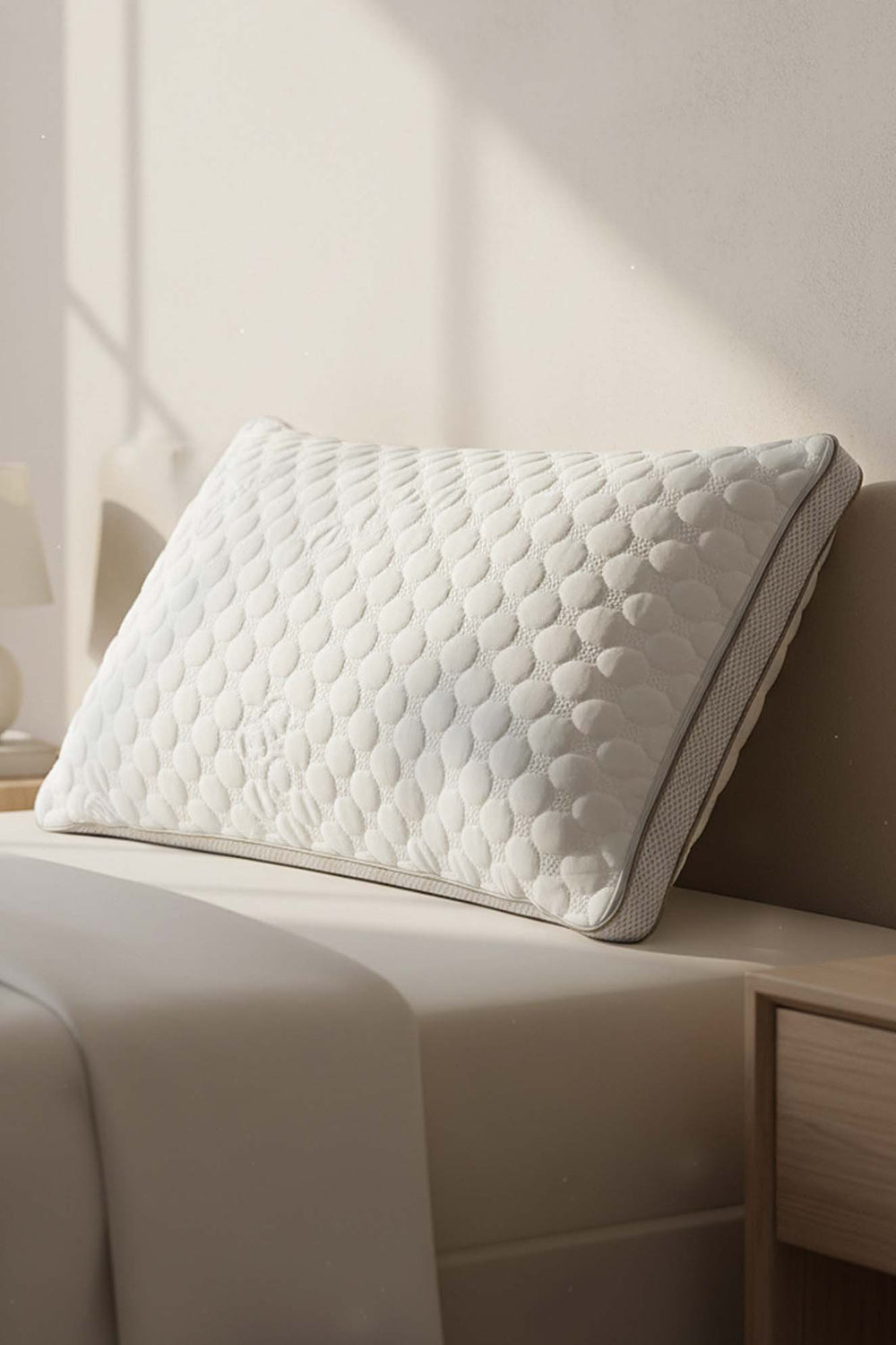 Valessa Orthopedic Memory Foam Pillow Visco Collagen Pillow, 60x40x12 cm