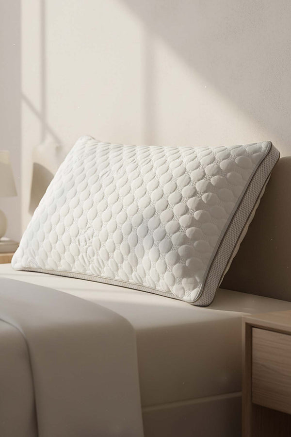 Valessa Orthopedic Memory Foam Pillow Visco Collagen Pillow, 60x40x12 cm