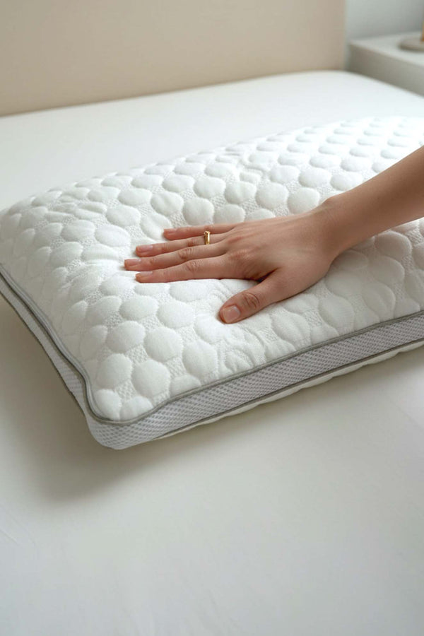 Valessa Orthopedic Memory Foam Pillow Visco Collagen Pillow, 60x40x12 cm