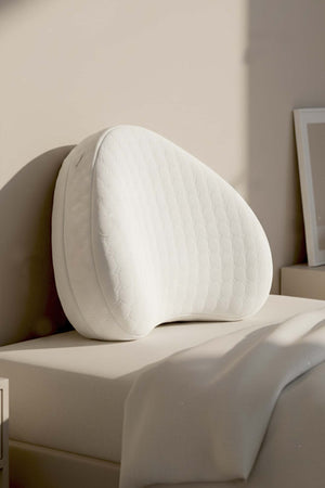 Valessa Orthopedic Memory Foam Pillow Heart-shaped Visco Pillow for Between the Knees,25x22x13 cm