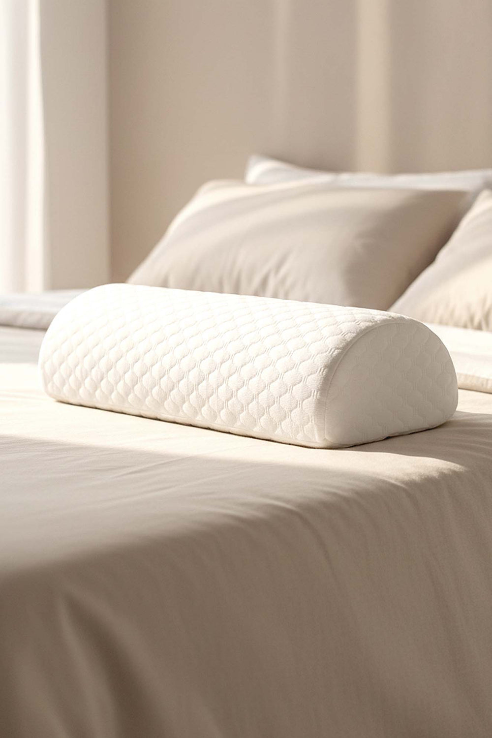 Valessa Orthopedic Memory Foam Pillow Multipurpose Pillow: Neck Pillow, Lumbar Support, Neck Pillow, Leg Visco Pillow, 40x18x12 cm