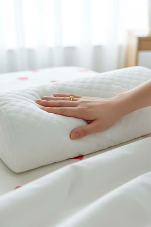 Valessa Orthopedic Memory Foam Pillow Multipurpose Pillow: Neck Pillow, Lumbar Support, Neck Pillow, Leg Visco Pillow, 40x18x12 cm